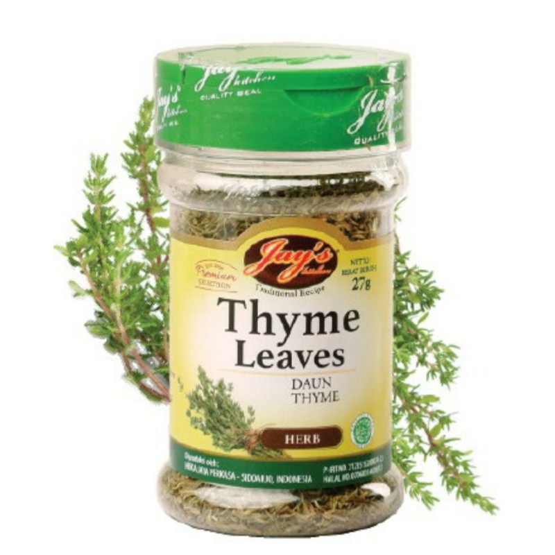 Jay's Parsley 20gr / Rosemary 40gr / Thyme 27gr Leaves Rempah Botol