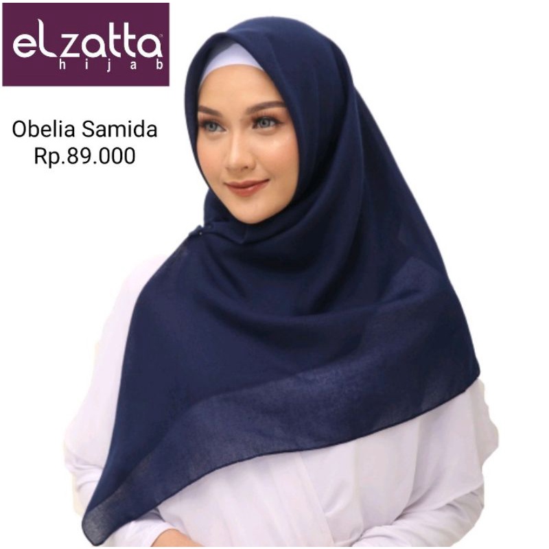 Elzatta Hijab Segiempat Obelia Samida