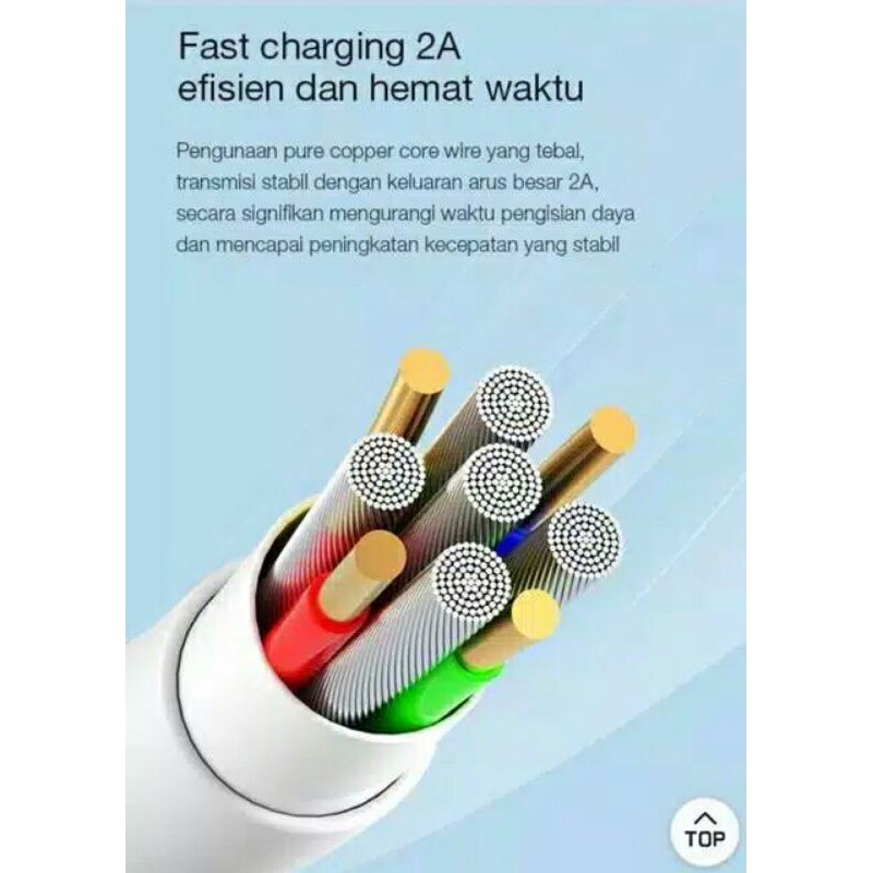 ROBOT RBM100 KABEL DATA FAST CHARGING ORIGINAL