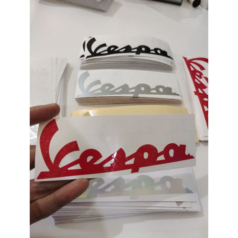 STICKER VESPA CUTTING