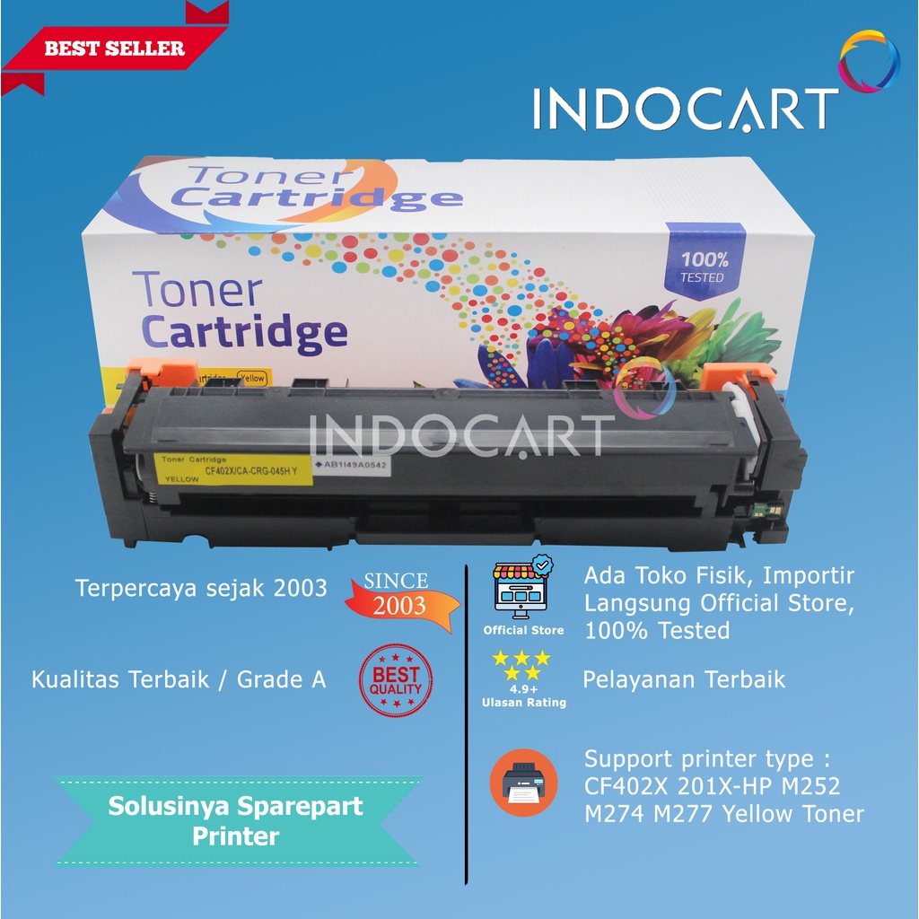 Toner Cartridge Compatible CF400X CF401X CF402X CF403X 201X-HP M252