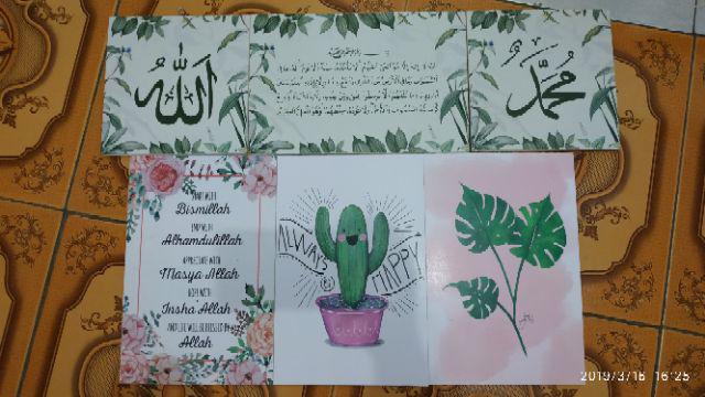 Wooden Projects Wall Decor Hiasan Pajangan Dinding Daun Monstera Tropical - Tmc2