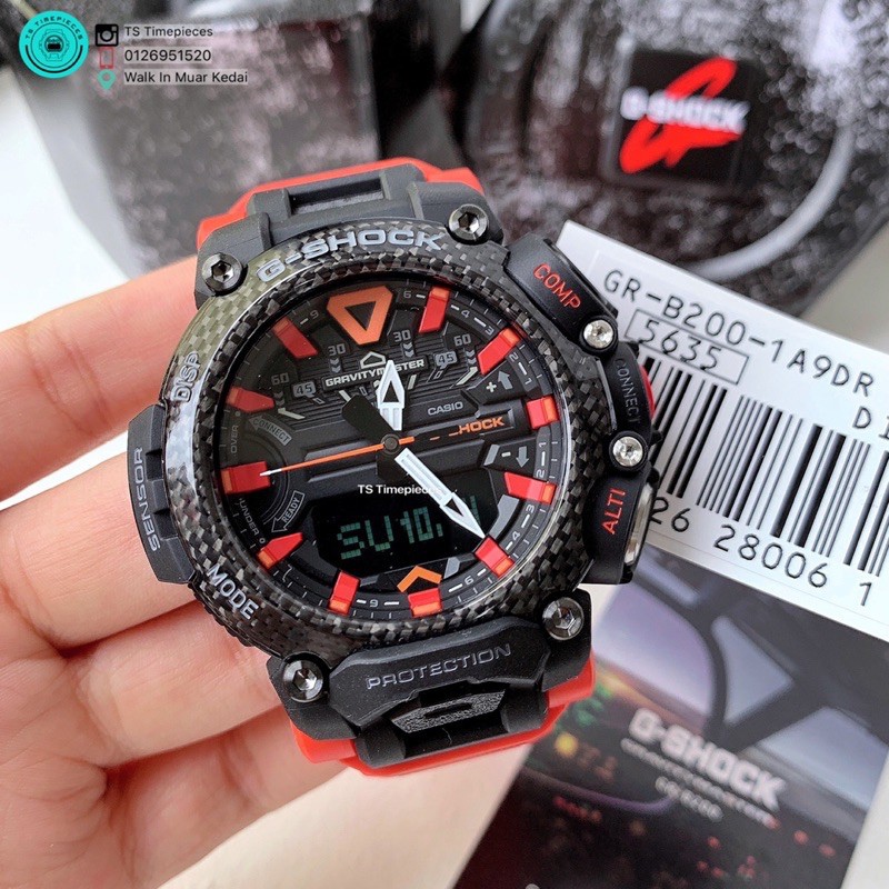 有名ブランド g-shock グラビティマスター GR-B200 腕時計(デジタル