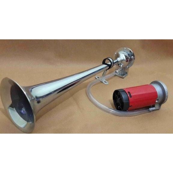 Klakson Mobil Truk Bus 1 Corong Komplit Dinamo Elektrik 12 Volt
