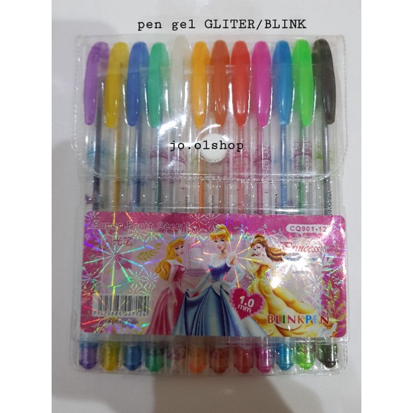

Pen Glitter gel BLINK PEN FANCY /Pulpen warna warni / pen gel gilter fancy