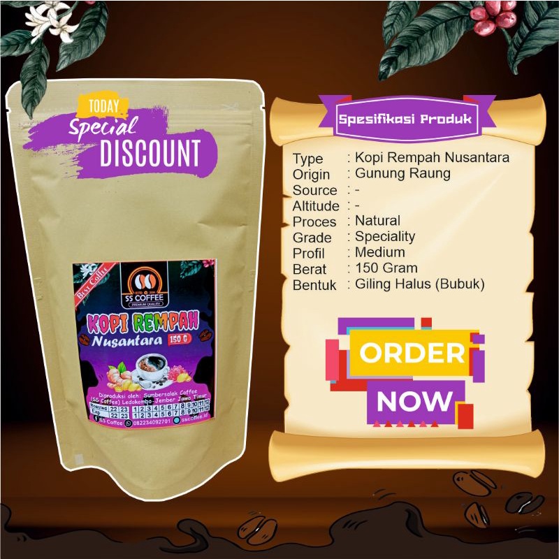 

Kopi Rempah Jahe + Kapulaga | Ginger Coffee 150 Gram – SS Coffee