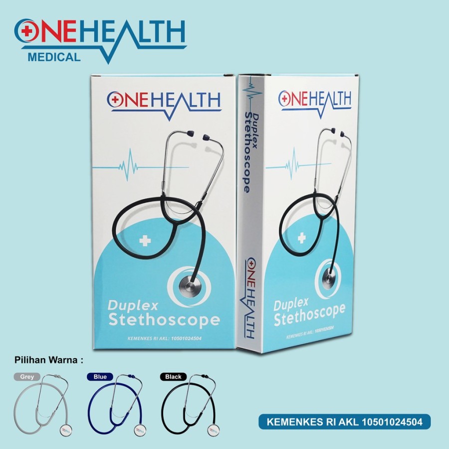 Cod Stetoskop Stethoscope Standart Onehealth Standar Murah Dokter