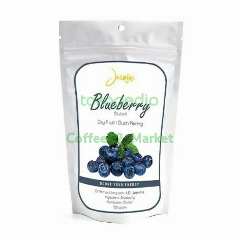 

Buah Kering - Jasmine Dried Fruit Blueberry 100Gr Buah Blue Berry Kering Siap Makan