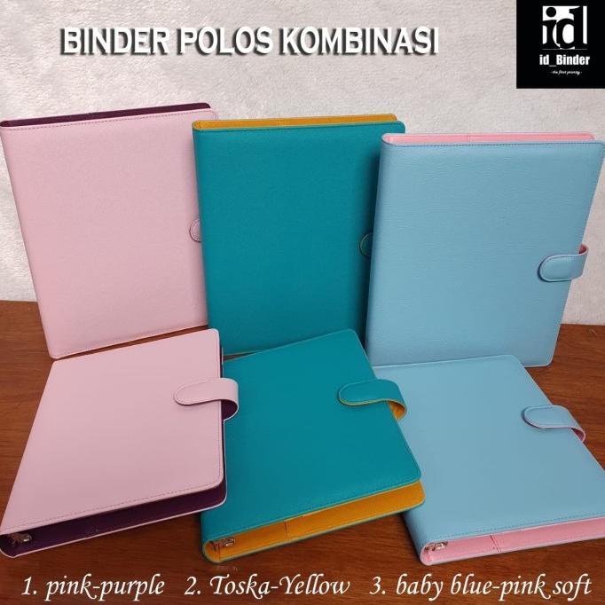

SALE BINDER POLOS KOMBINASI 3 WARNA PILIHAN A5 DAN B5