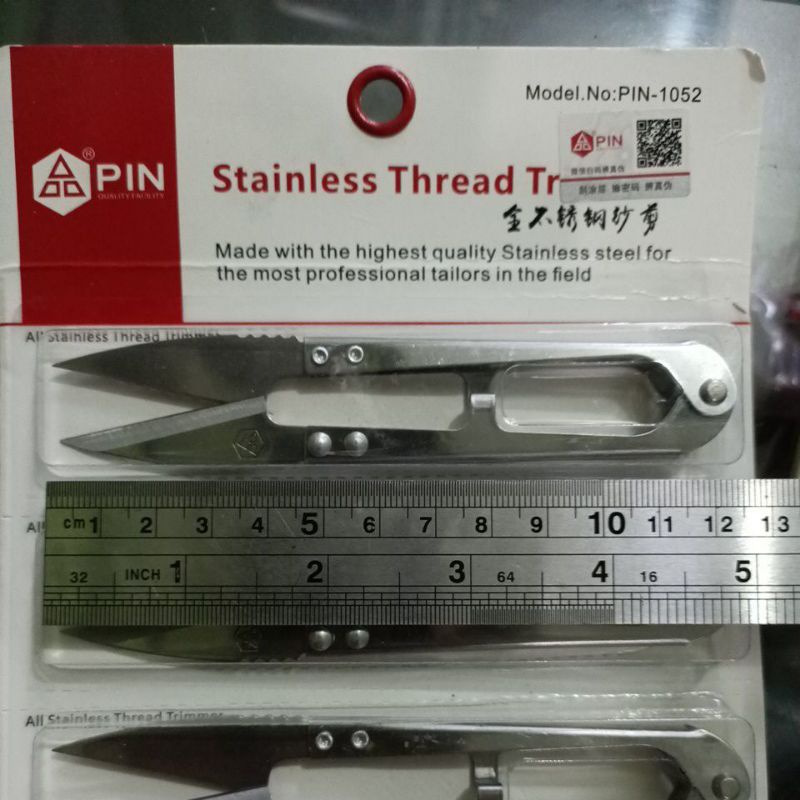 gunting benang besar stainless 5 inch merk PIN 1052