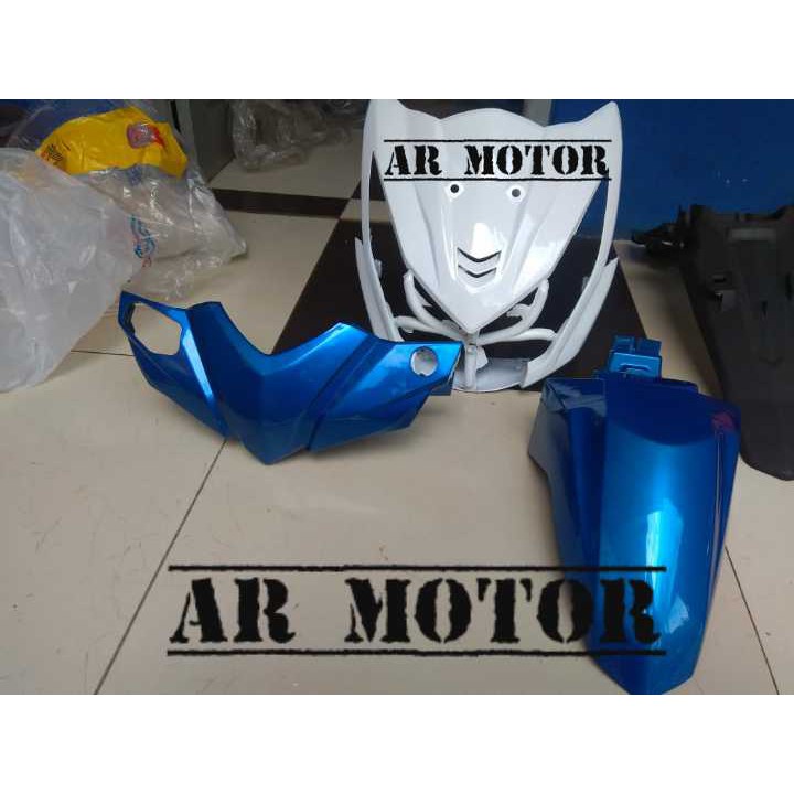 PAKETAN BODY DEPAN BEAT FI 2015 - 2016 BIRU PUTIH