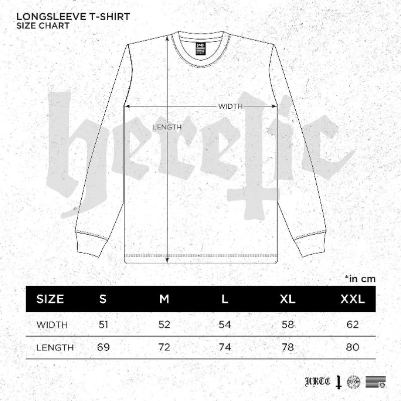 Heretic - Longsleeve T-shirt - Snake Eye White