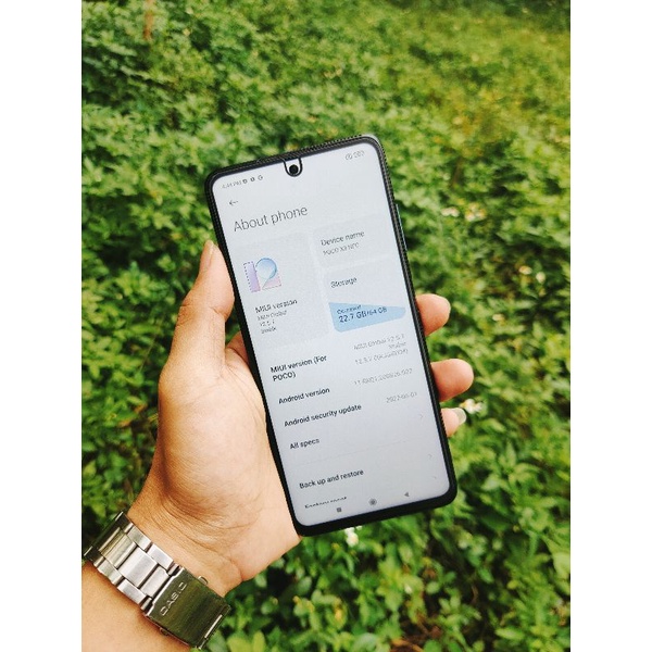 pocophone x3 nfc 6/64 gb second seken bekas normal