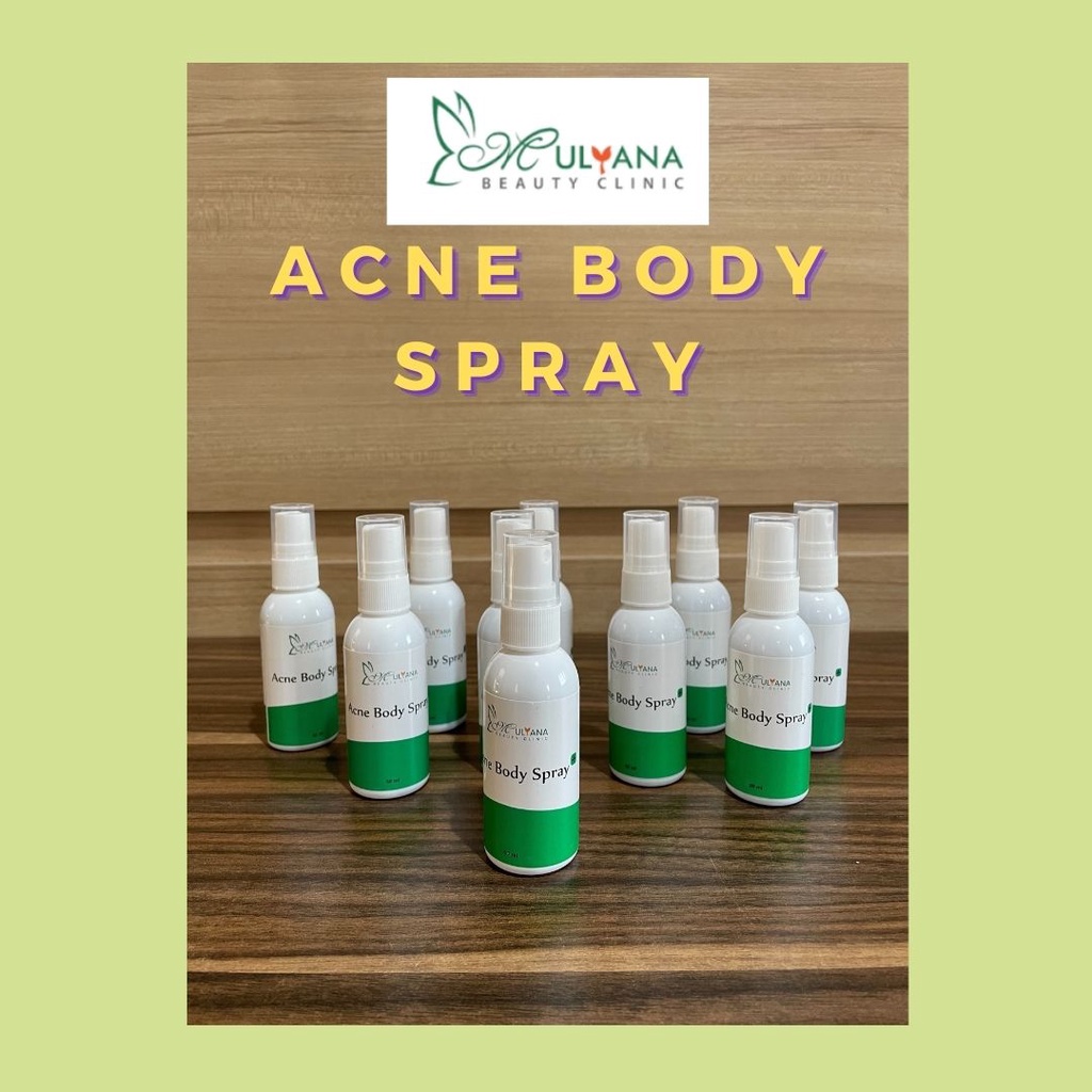 ACNE BODY SPRAY ( UNTUK PUNGGUNG DADA LEHER BERJERAWAT)