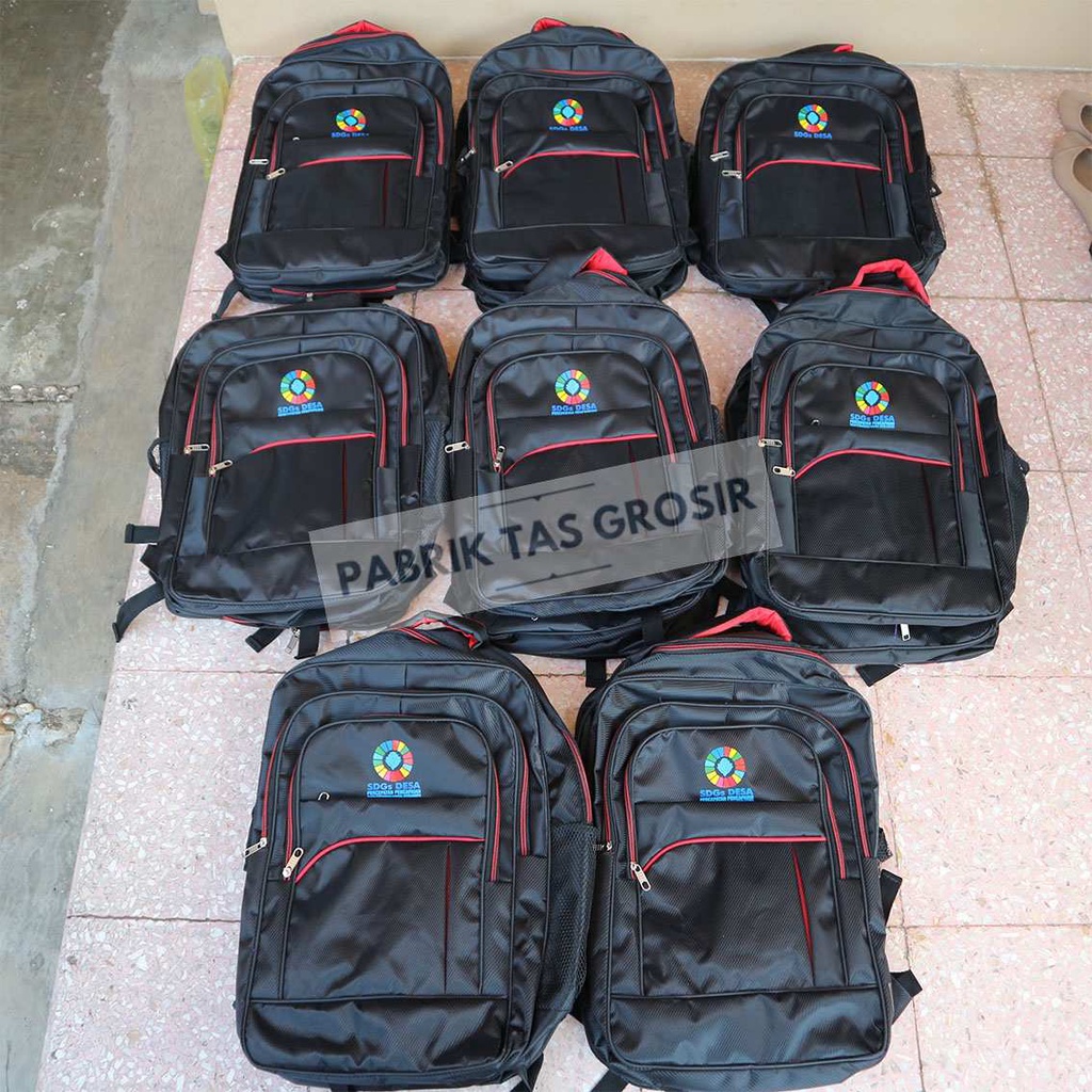 PESANAN GROSIR TAS RANSEL SABLON SDGS DESA PERCEPATAN PENCAPAIAN GROSIRAN HARGA EKONOMIS BERKUALITAS