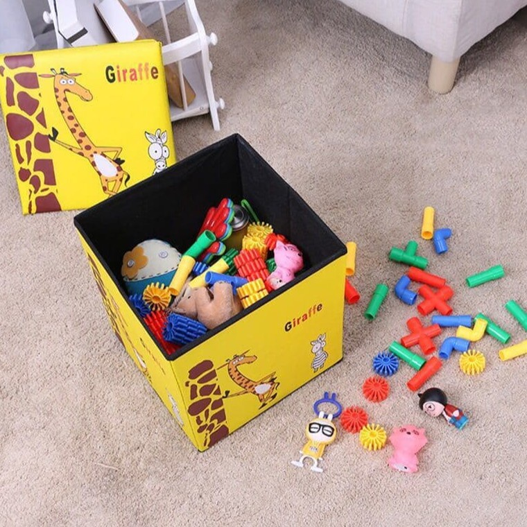 TOYS BOX Tempat Penyimpanan Mainan Anak Karakter STORAGE BOX Kotak Penyimpanan Mainan Dan Barang Toy Storage Box Organizer