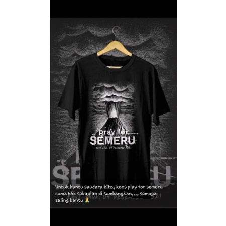 kaos pray for semeru
