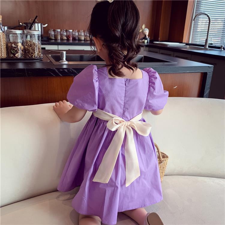 [PRINCESS KESLI] 1-9tahun Dress lengan puff anak perempuan terbaru/baju putri bayi perempuan/Dress Pesta anak perempuan/baju anak perempuan/gaun anak cewek/rok bayi/kado anak ulang tahun/pakaian anak