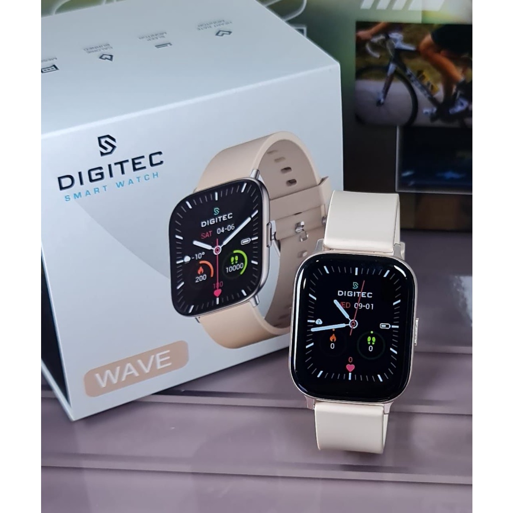 DIGITEC SMARTWATCH WAVE /JAM TANGAN SMARTWATCH DIGITEC WAVE CEWEK/COWOK/SMARTWATCH D34mm x 40mm