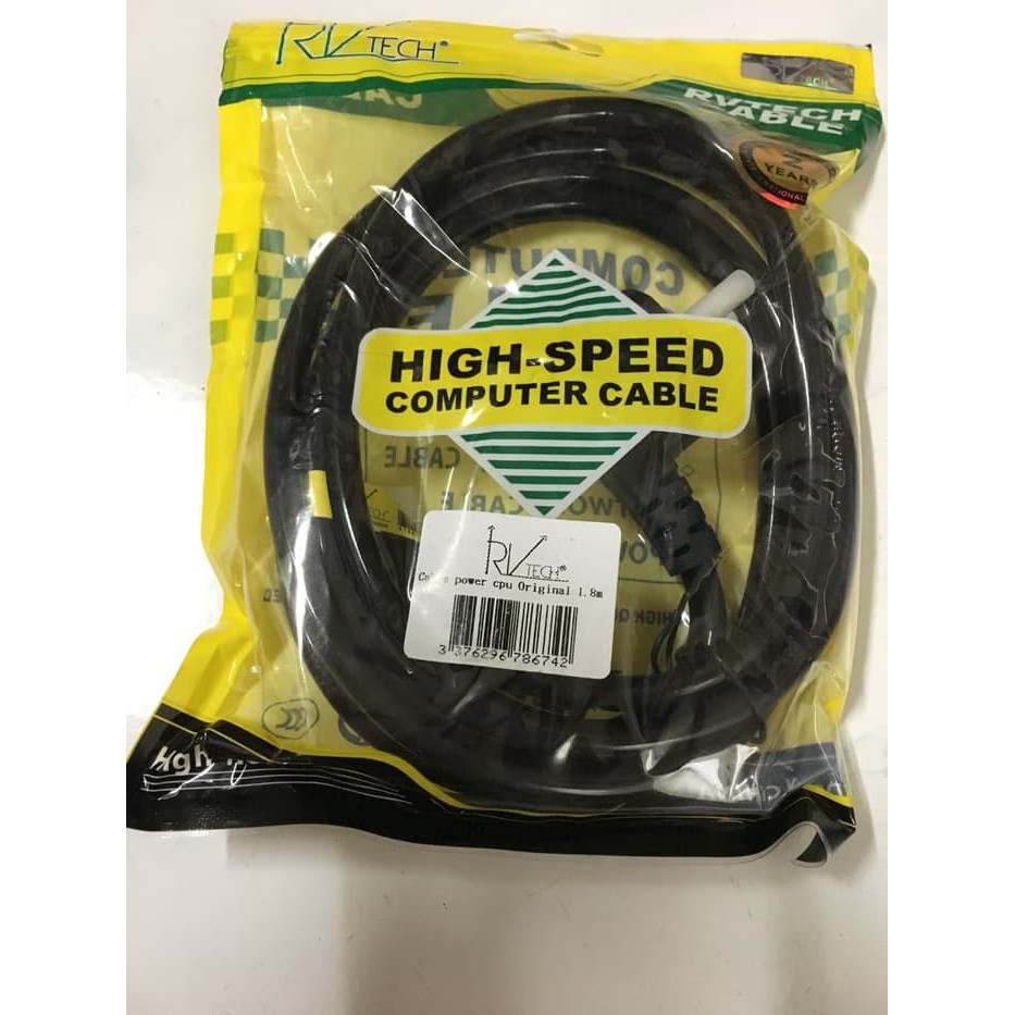 Kabel Power cpu 1.8m RV-TECH - Kabel Power cpu Original RVTECH