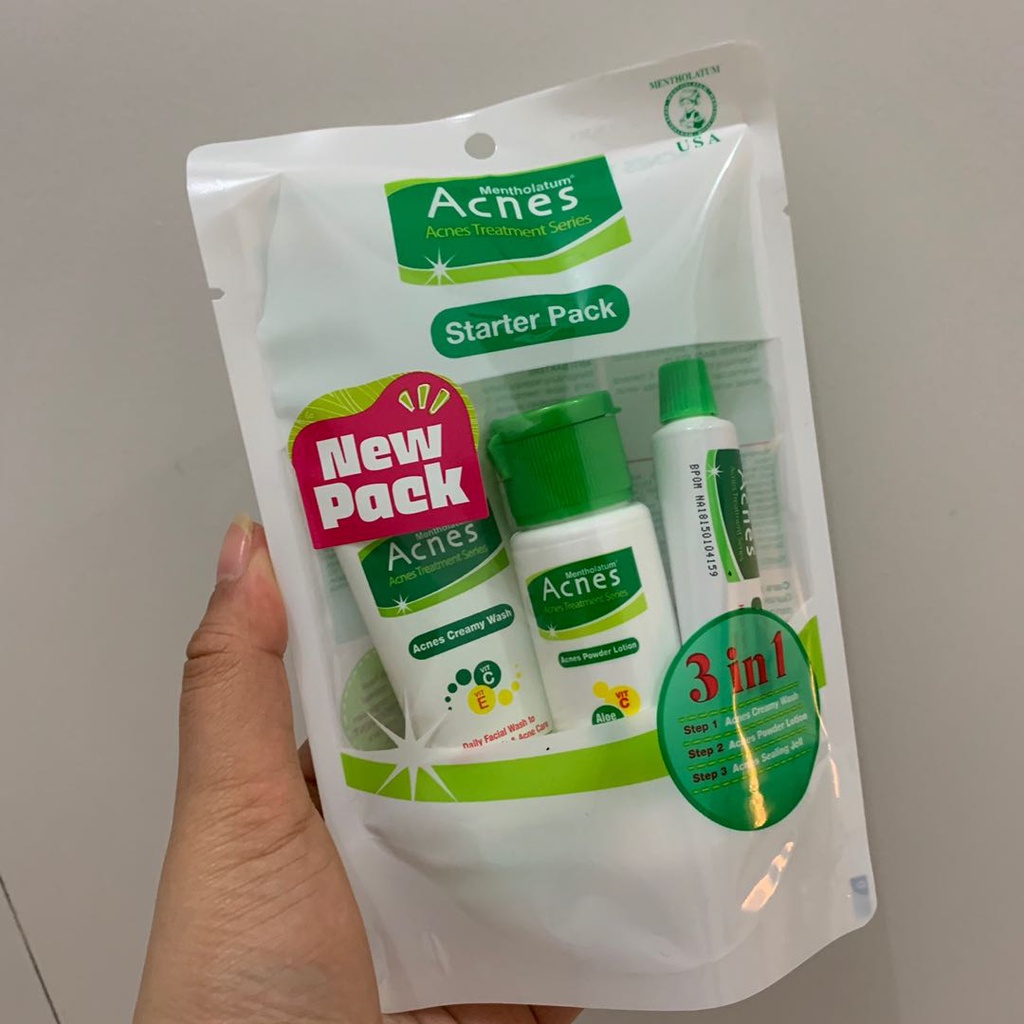 Acnes Treatment Series Starter Pack 3 in 1