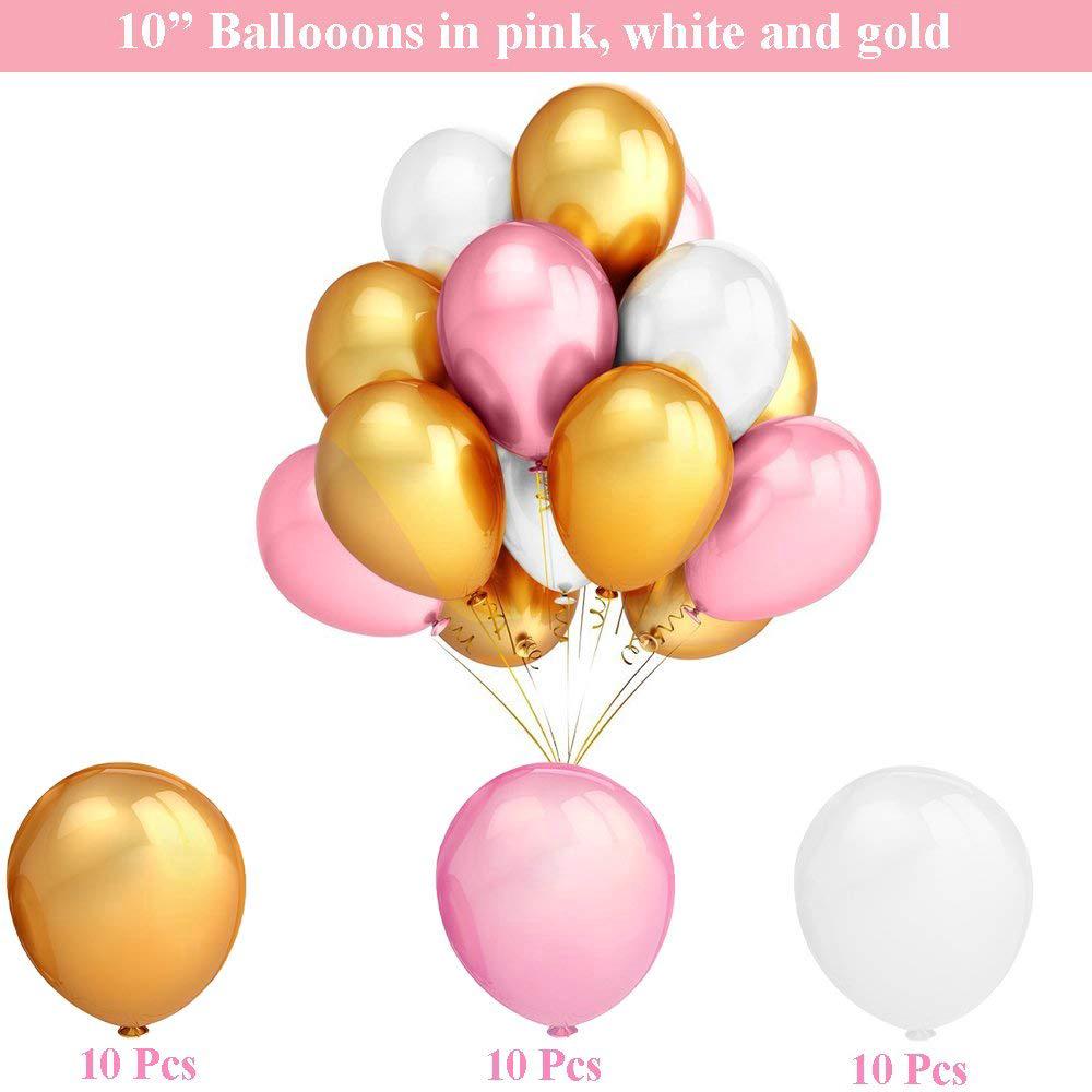  Set  Balon Foil Desain Honeycomb Warna  Pink  untuk Dekorasi 