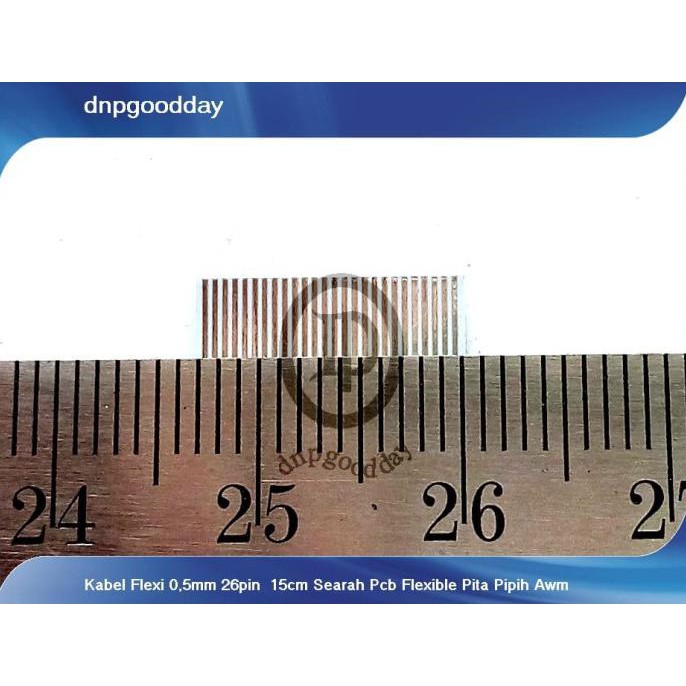 

Kabel Flexi 0,5Mm 26Pin 15Cm Searah Pcb Flexible Pita Pipih Awm Dnpgood11 Berkualitas