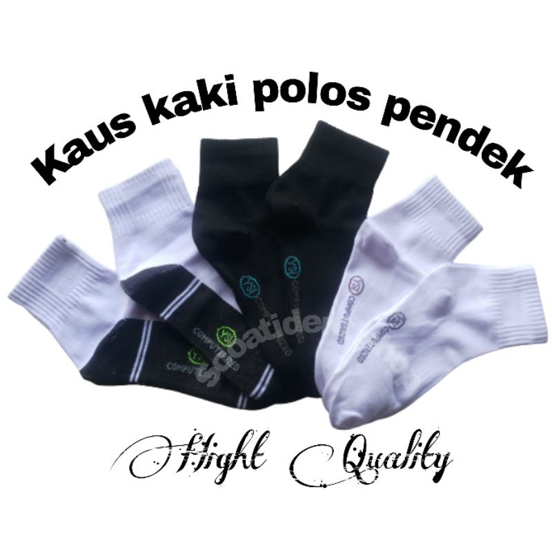Kaos kaki polos pendek ukuran JUMBO dan bahan lebih TEBAL bisa pria dan wanita