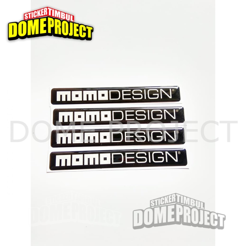 STIKER MOTOR TIMBUL EMBLEM MOTOR MOBIL LOGO MOMO DESIGN  KEREN AESTHETIC WATERPROOF