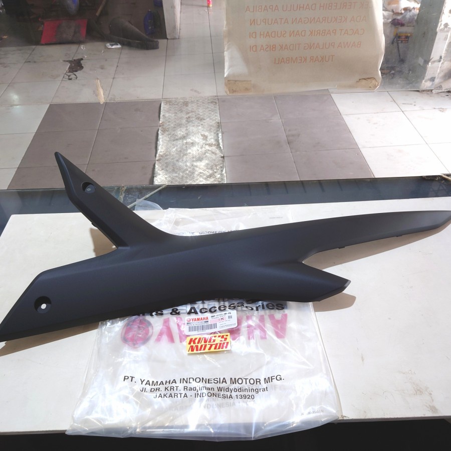 COVER SIDE, DELTA BOX NEW AEROX 155 HITAM DOFF KIRI. BBP. P0