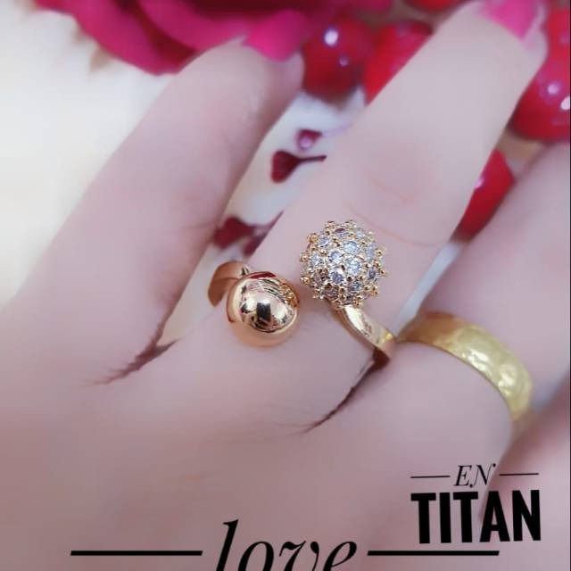 Xuping cincin lapis emas 24k 2128