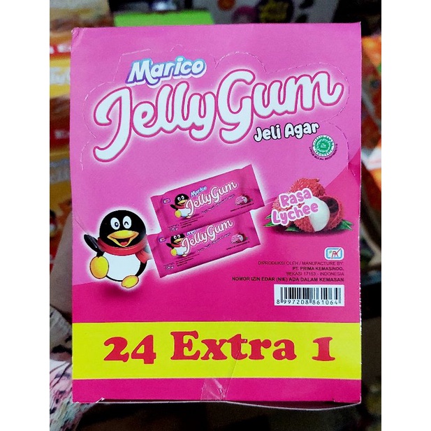 Marico Jellygum / Chewy Jellygum 552 gr ( 23gr x 24pcs )