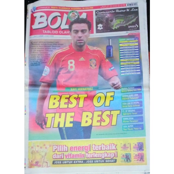 Tabloid Bola edisi 4 Juli 2008