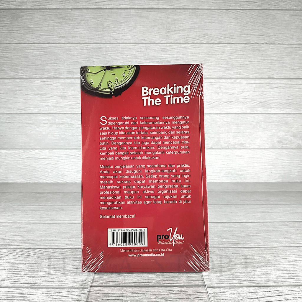 Buku Breaking The Time - Pro U Media 100% Original