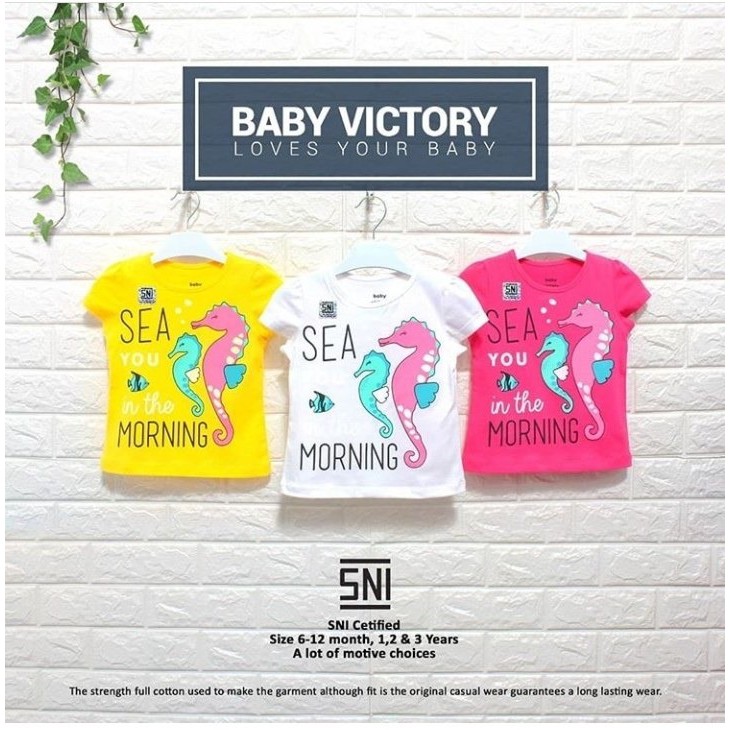 Kaos Oblong Harian Anak Baby Victory Khusus Size 4 Tahun