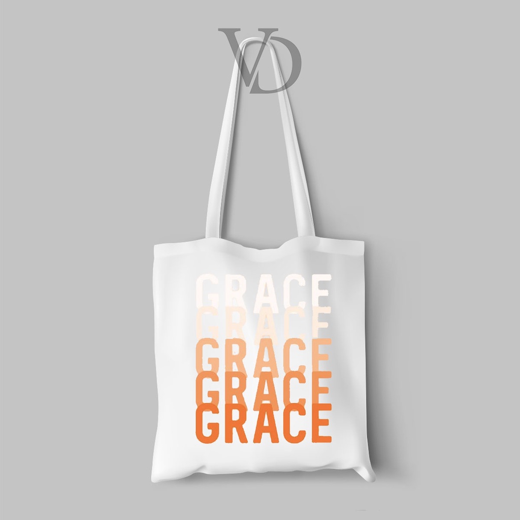 TOTE BAG BAHAN KANVAS QUOTES BIBLE / CHRISTIANS QUOTES/ AESTHETIC TOTEBAG / TAS BELANJA KEKINIAN