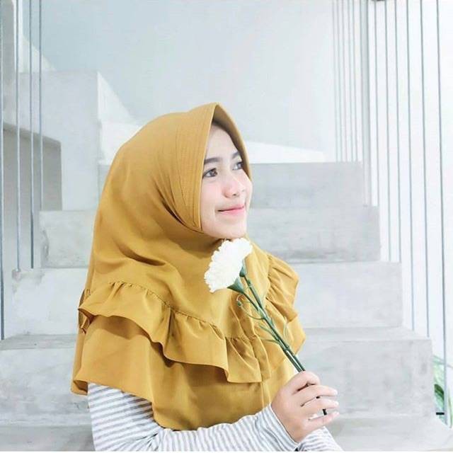 KHIMAR REMPEL TENGAH / REMPLE TENGAH / CLARA RUFFLE