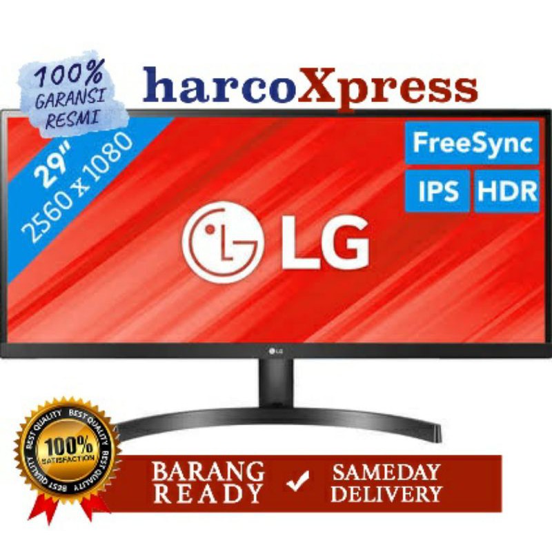 Monitor LG 29WQ500 IPS Ultrawide 100hz HDR freesync | 29wq500-b 29wl500 b 29wp500