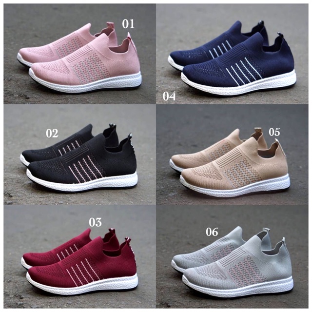SEPATU ADIDAS SLIPON FASHION WANITA IMPORT