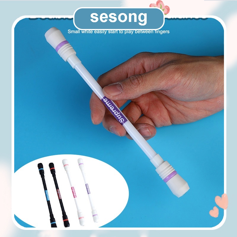 

1Pcs Spinning Pen Balance Pen Oily Pen Student's Rotating Pen Pressure Reducing Pen Stationery SS