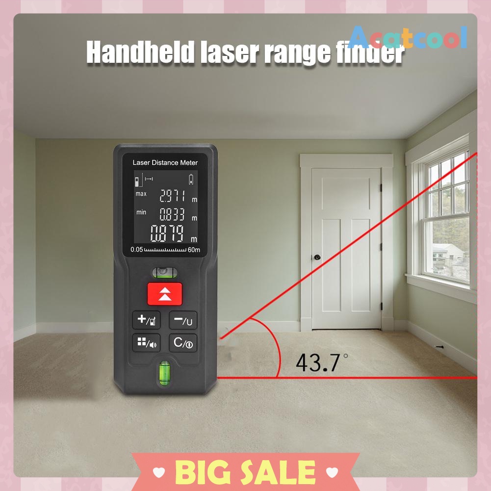 40/60/80/100m Laser Rangefinder Distance Meter Range Finder Electronic Tape