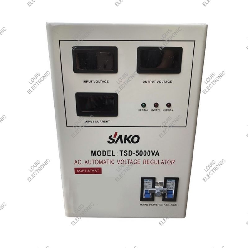 Stabilizer SAKO TSD 5000 VA TSD5000VA LED Digital Stabil