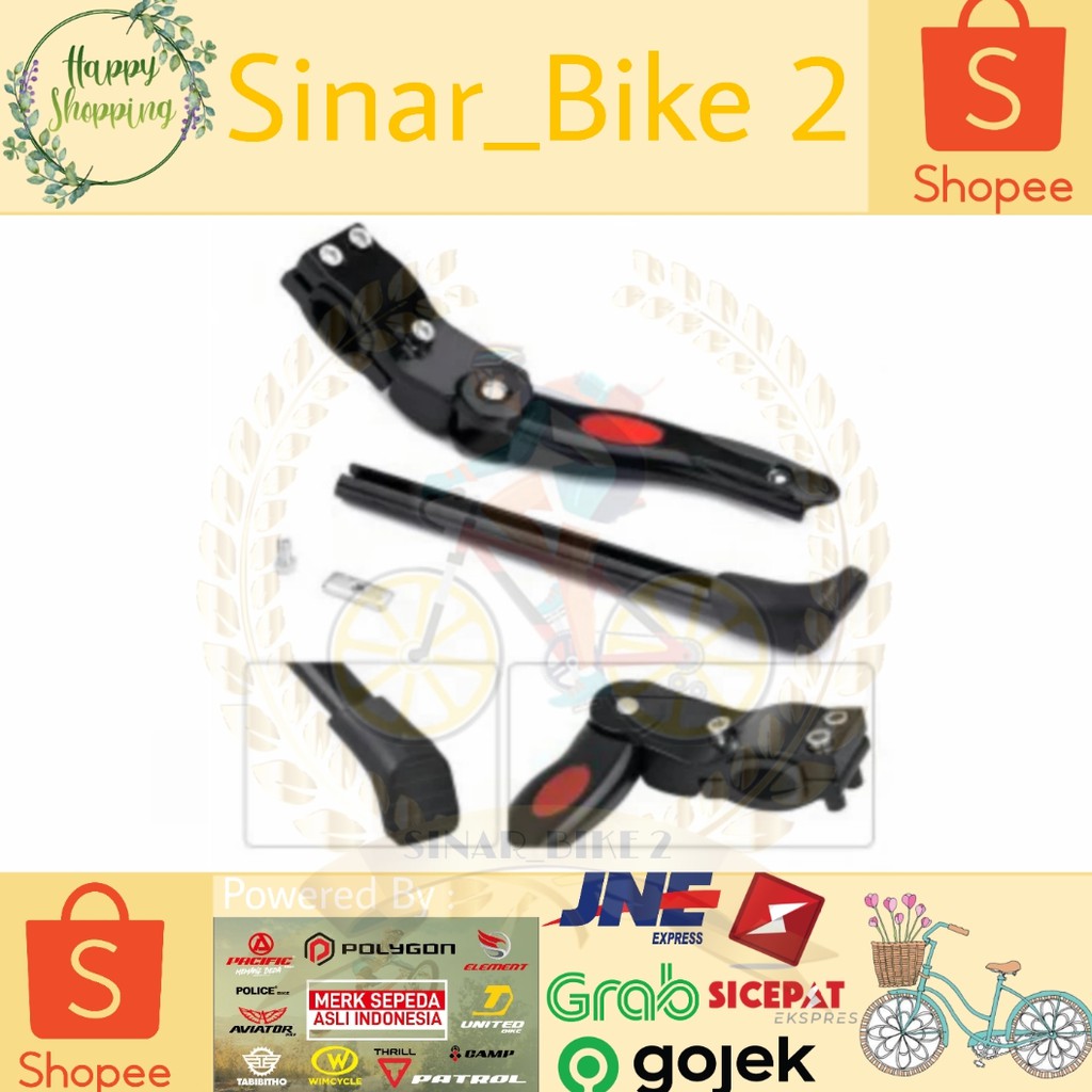 Standar Sepeda Gunung Pacific Model Jepit Di Frame Uk 26-27.5