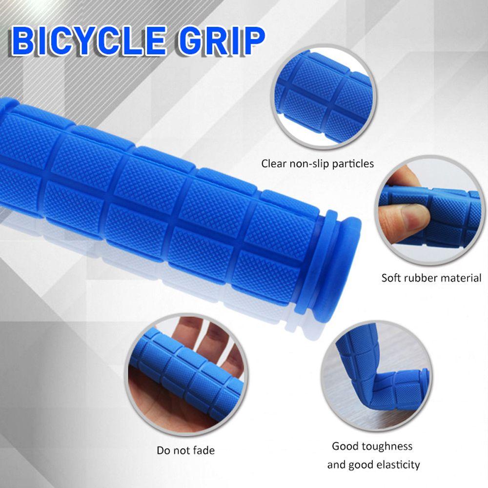 Lanfy Bike Handle Bar MTB Awet1Pasang Grip Sepeda Bersepeda Aksesoris Sepeda Bagian Sepeda Pegangan Karet Bar Cover