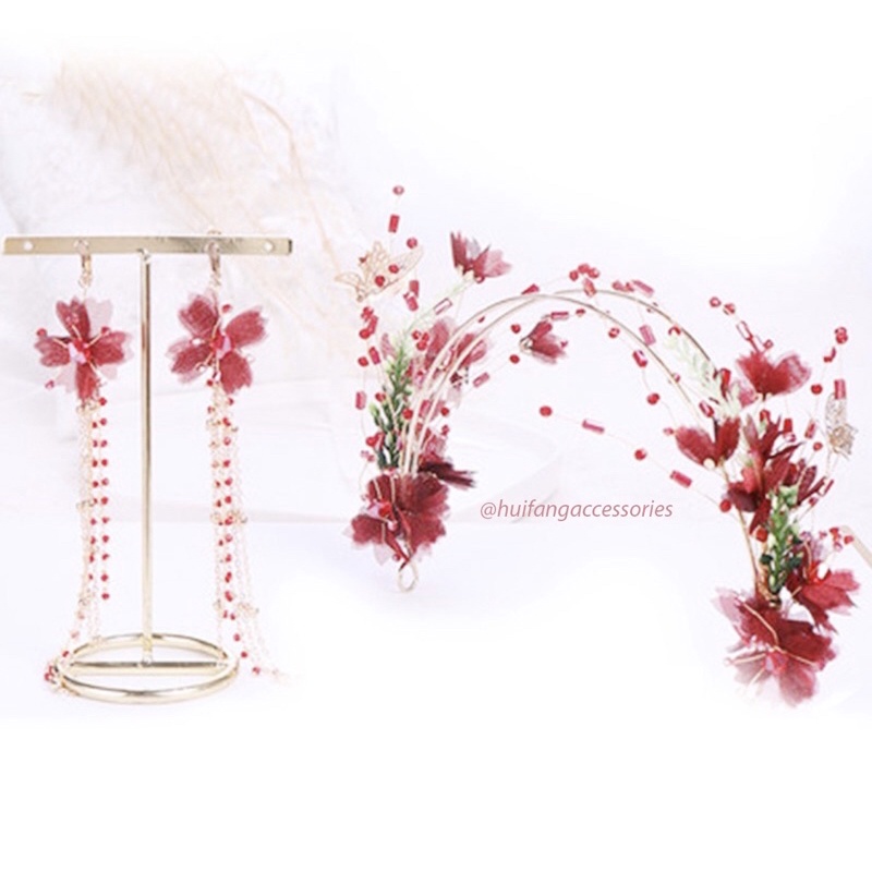 crystal rose accessories sangjit asesoris sangjit tepai chinese hairpin