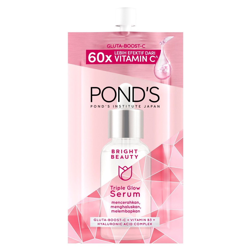 Ponds triple glow serum sachet 7.5gr