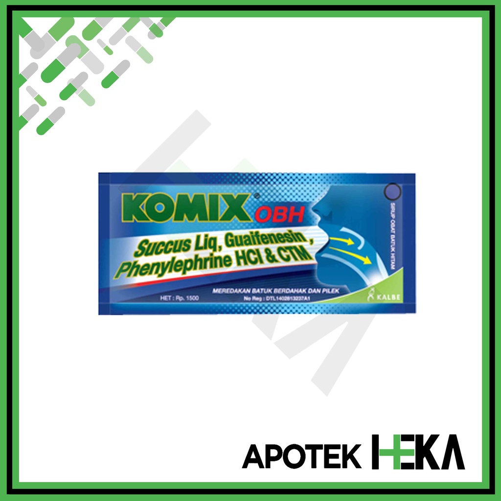 Komix OBH PE Sachet 1 Sachet - Obat Batuk Flu (SEMARANG)