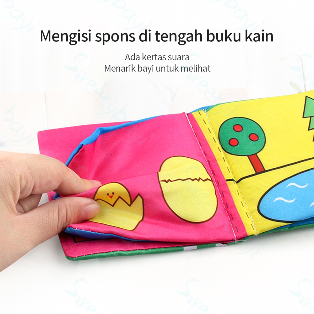 Sweetybayi Buku bantal bayi mainan bayi buku bayi soft book buku kain