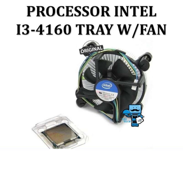 PROCESSOR INTEL CORE I3 4160 4170 TRAY + FAN LGA 1150 GARANSI 1TH