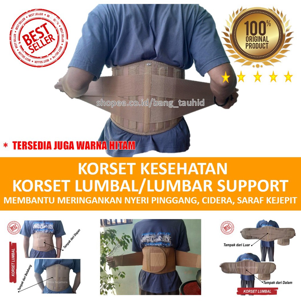 Korset Pinggang Korset Tulang Belakang Terapi Sakit Pinggang Syaraf Kejepit